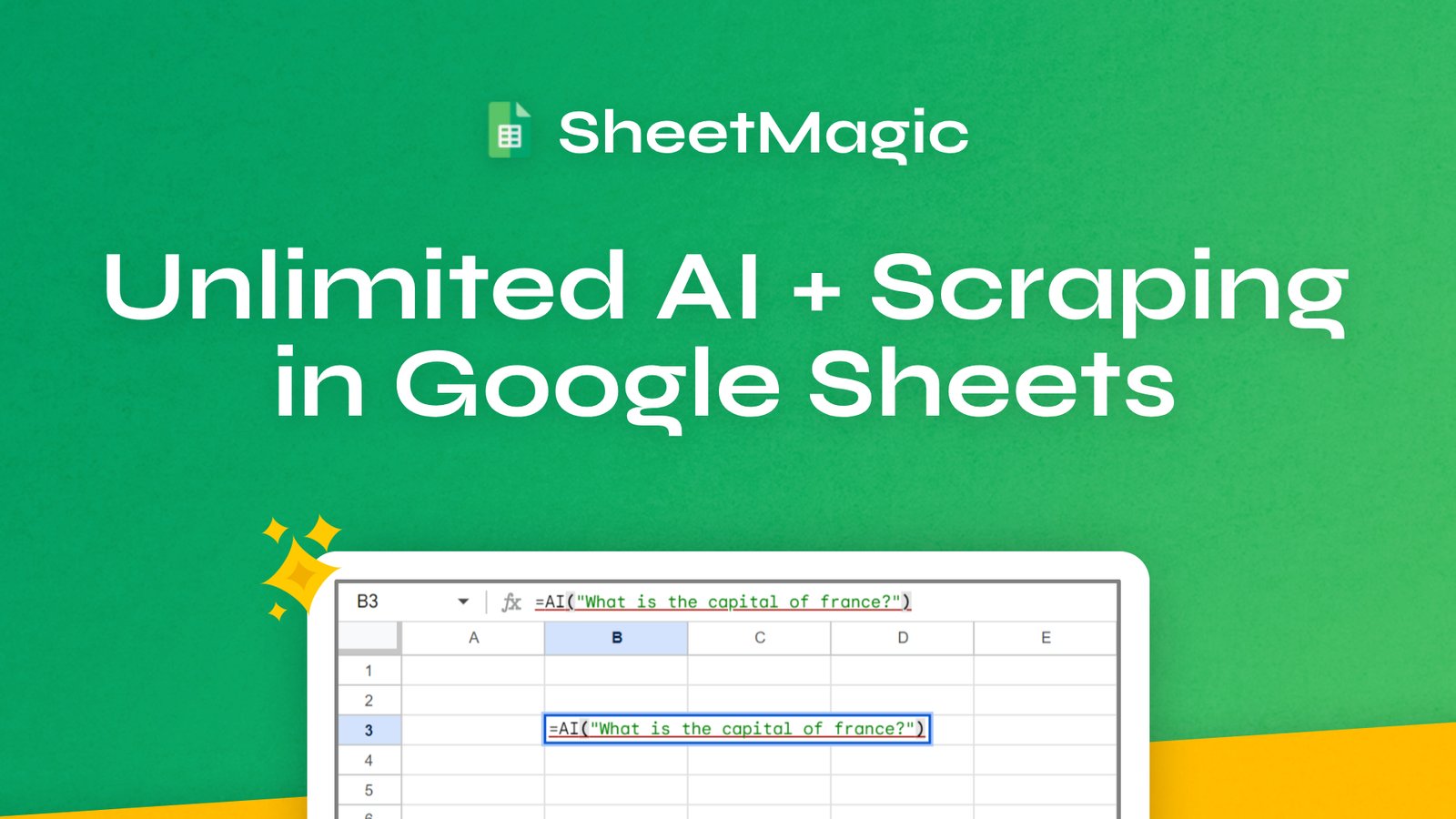 Sheetmagic Ai Web Scraping Tools