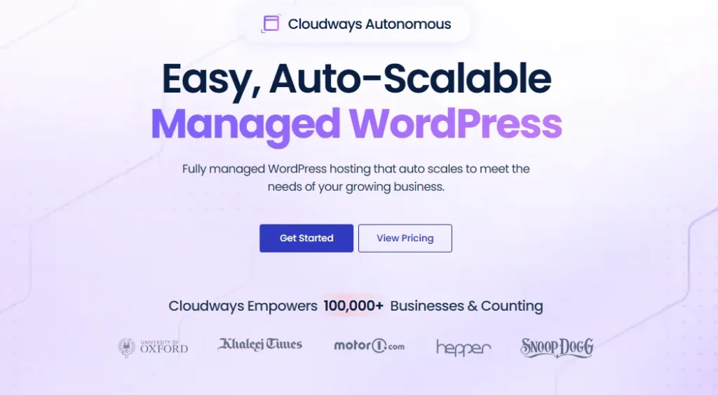 Cloudways Autonomous