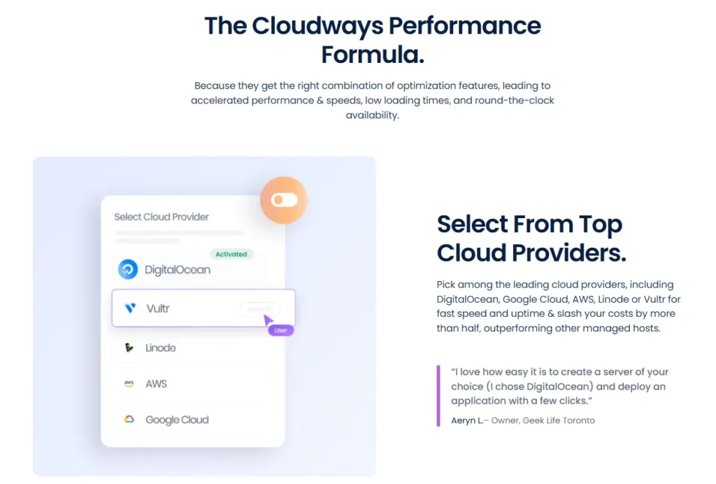 The Cloudways Performance Formula