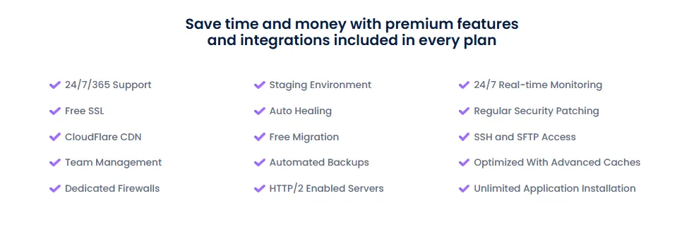 integrations included in every plan